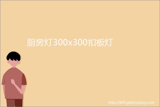 厨房灯300x300扣板灯